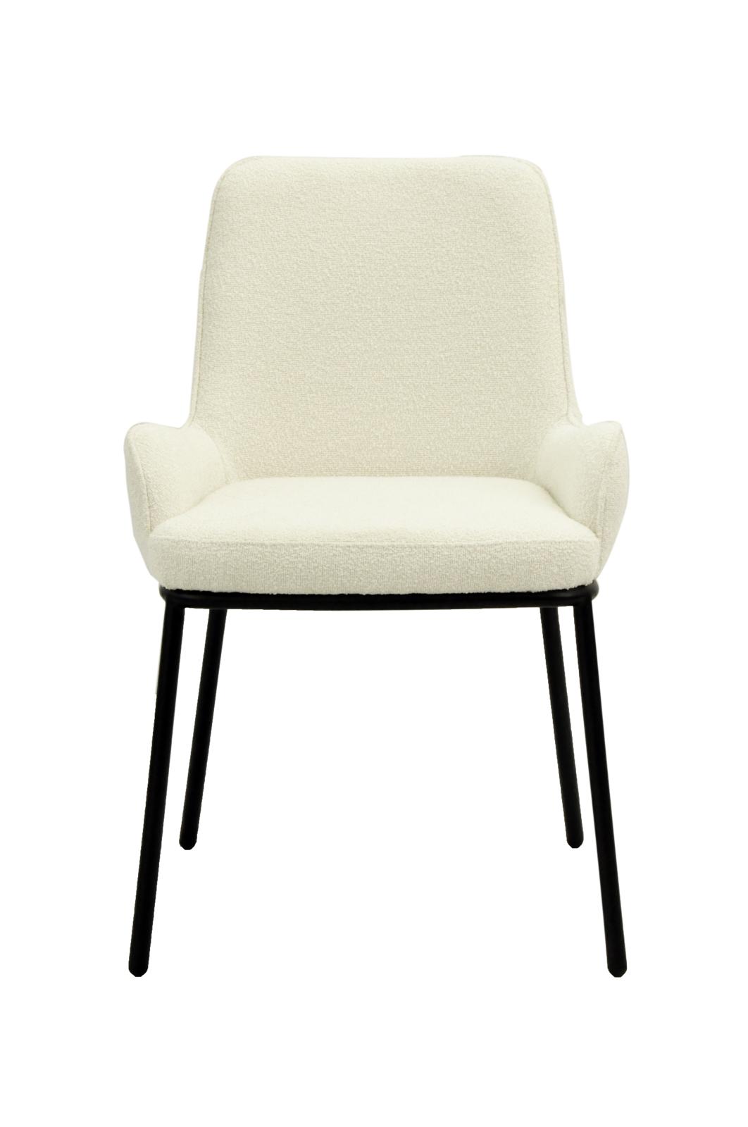 Ella Chair | White Boucle