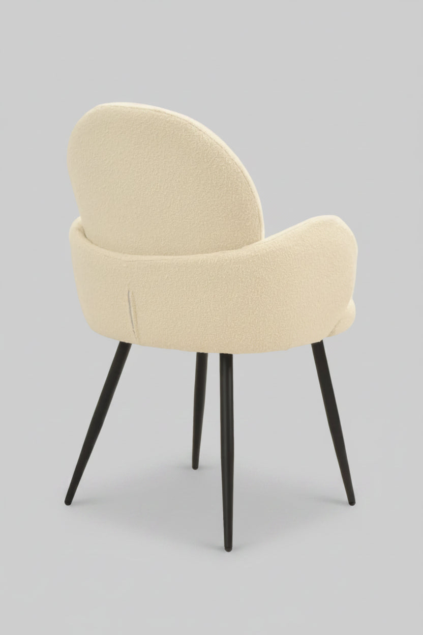 Eden Chair | White Boucle