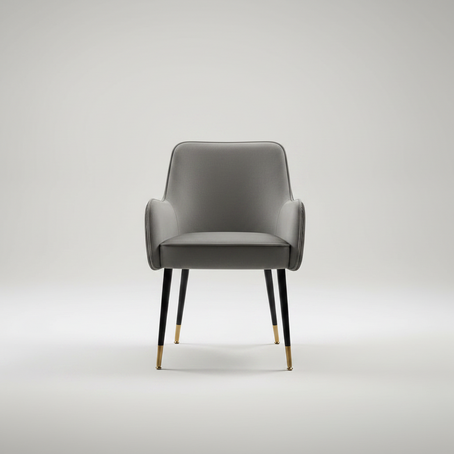 Madrid Chair | Grey Velvet