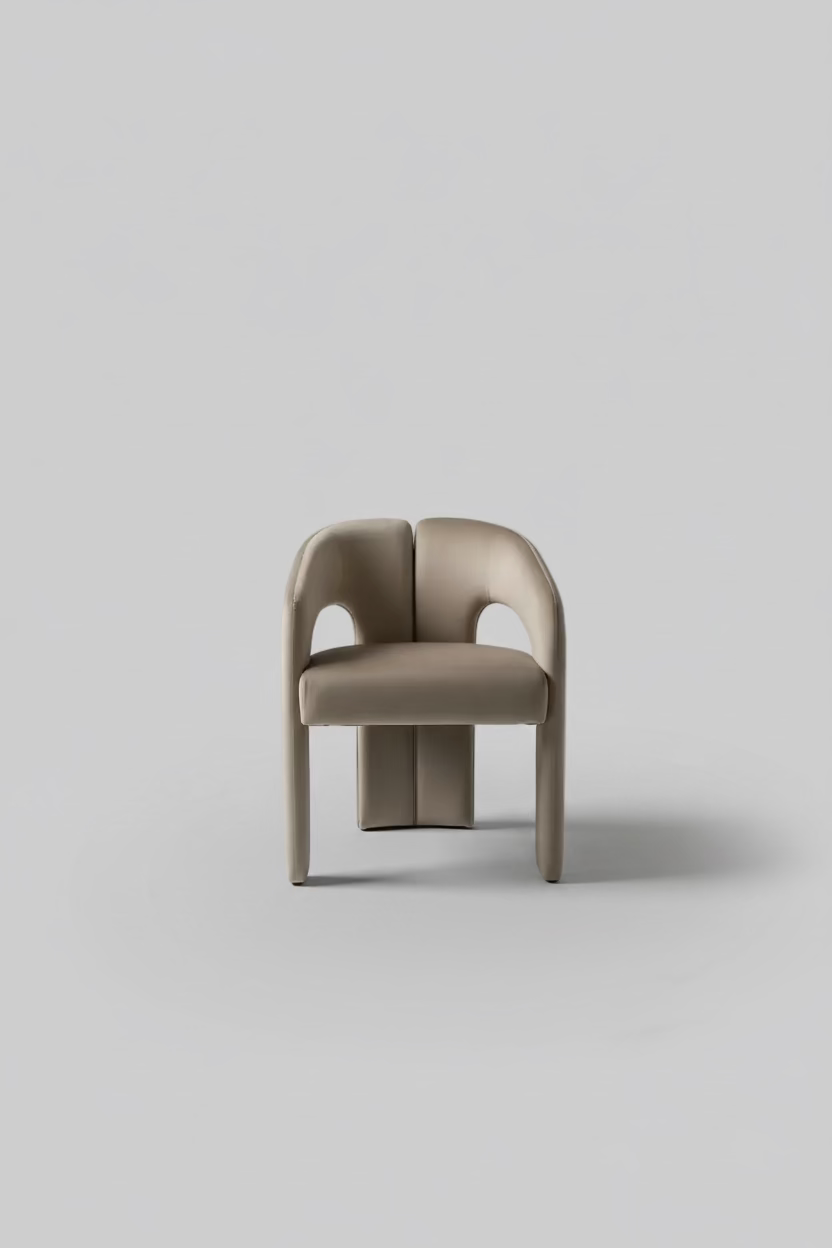 Avalon Chair | Mink Velvet Fabric