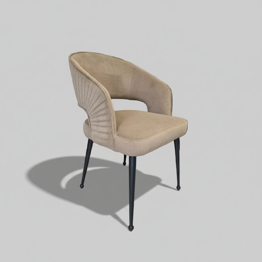 Bella Chair | Mocha Mohair