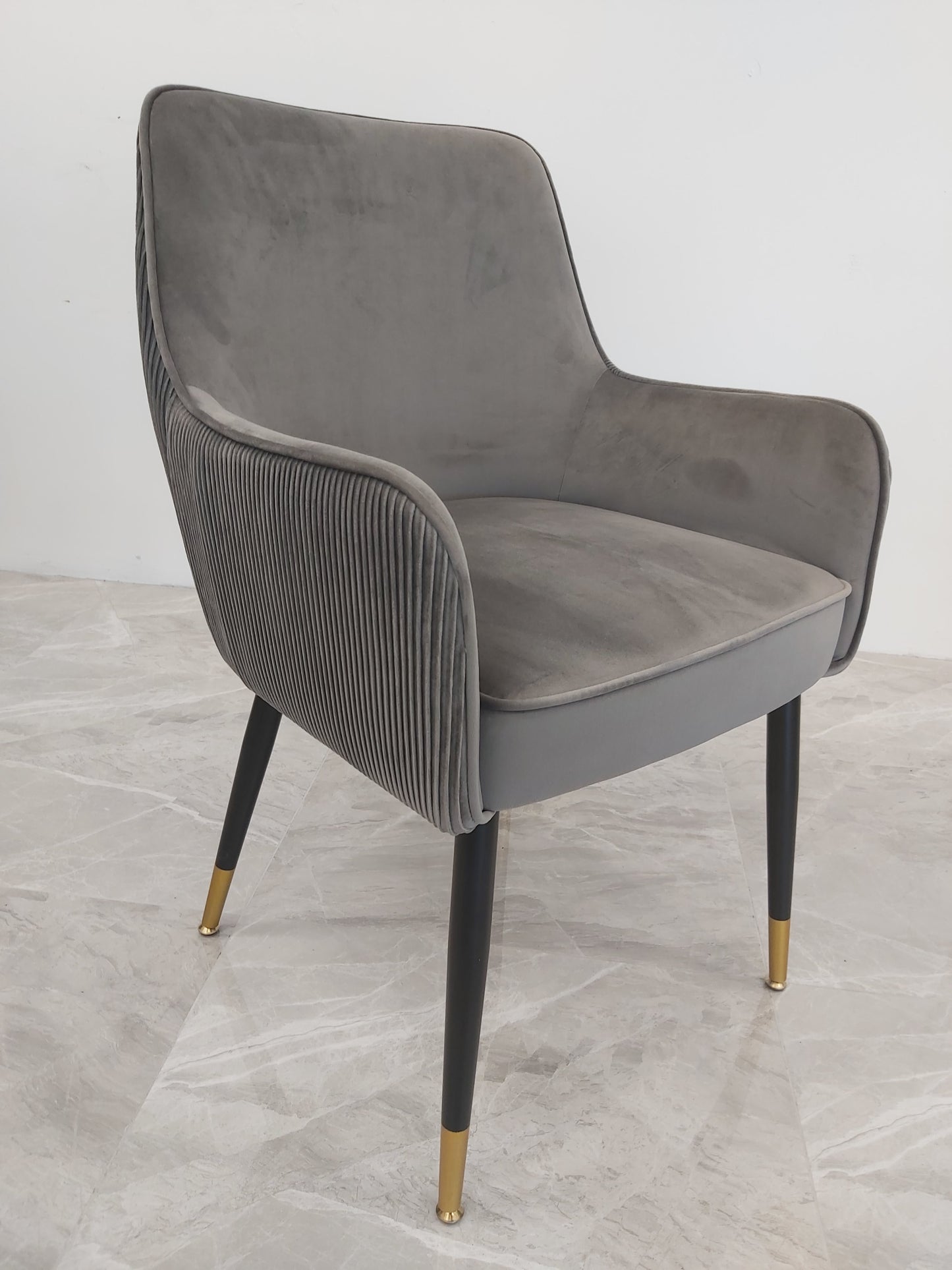 Madrid Chair | Grey Velvet