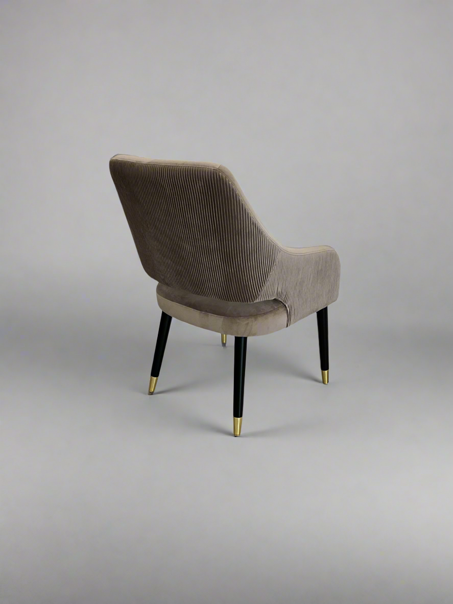 Ophelia Chair | Mink Velvet