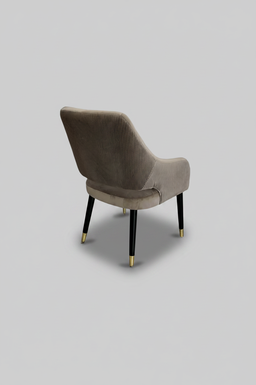 Ophelia Chair | Mink Velvet