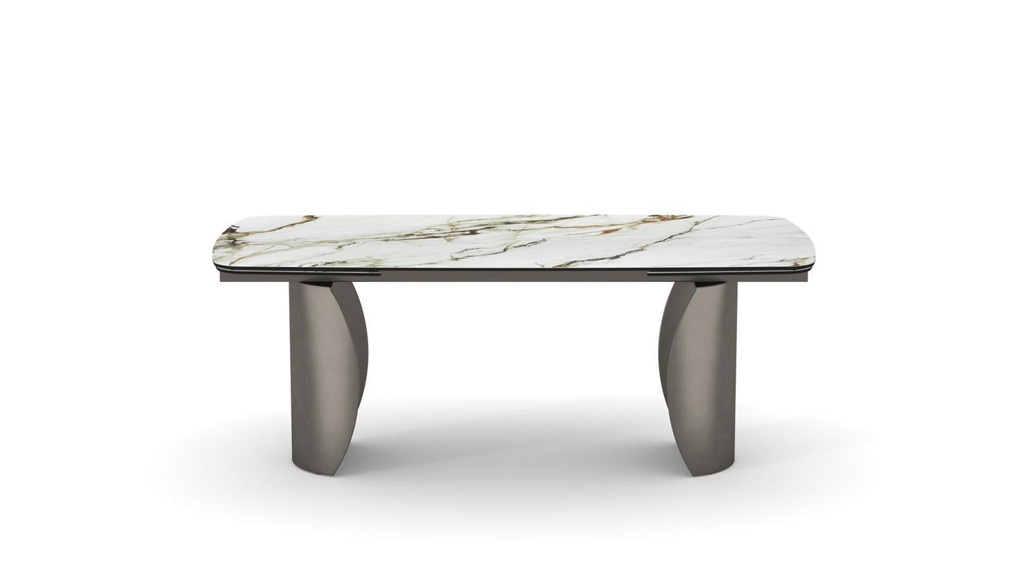 Luxor Extendable Table | Grey Base