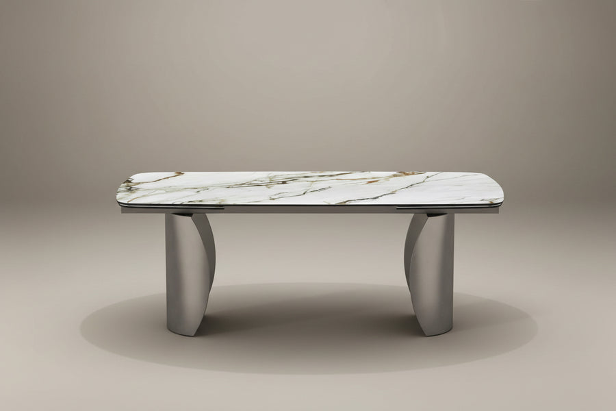 Luxor Extendable Table | Grey Base