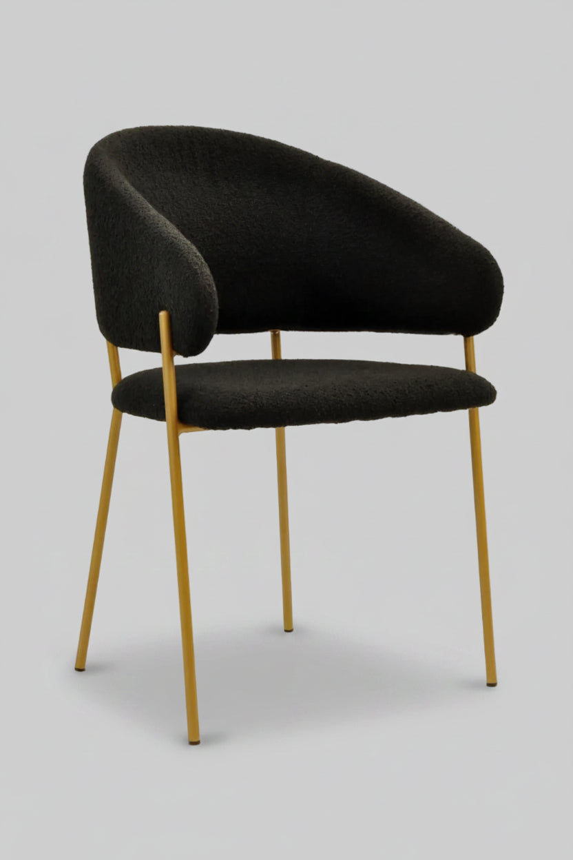 Roma Chair | Black Boucle