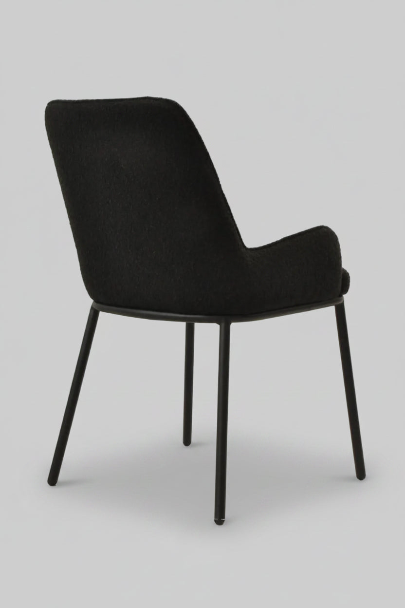 Ella Chair | Black Boucle