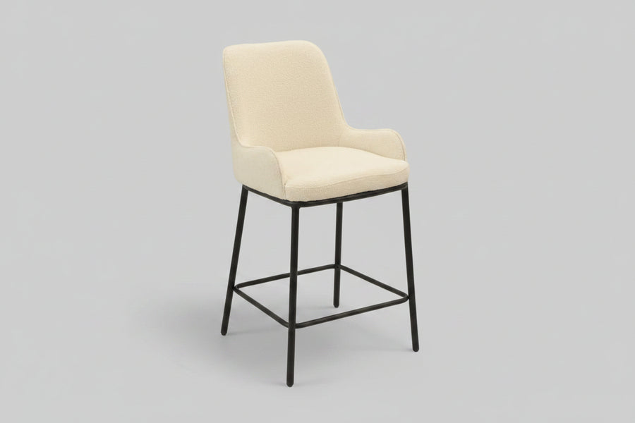 Ella Barstool | White Boucle