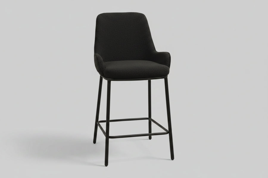 Ella Barstool | Black Boucle