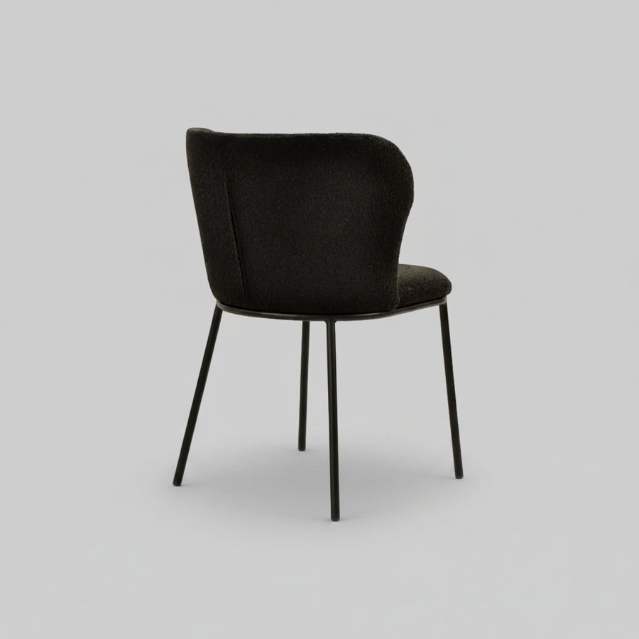 Clara Chair | Black Boucle