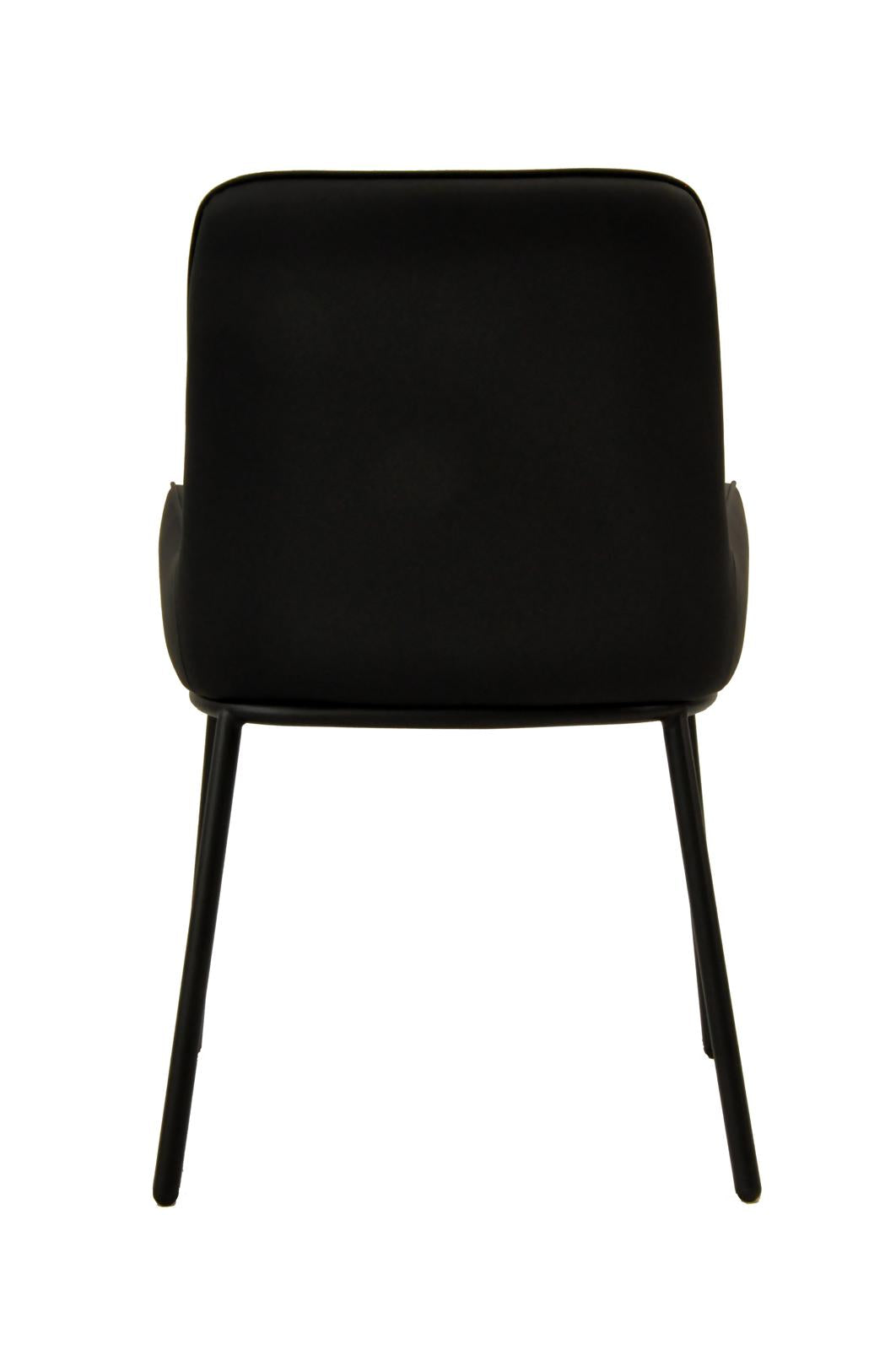 Ella Chair | Black Pu Leather