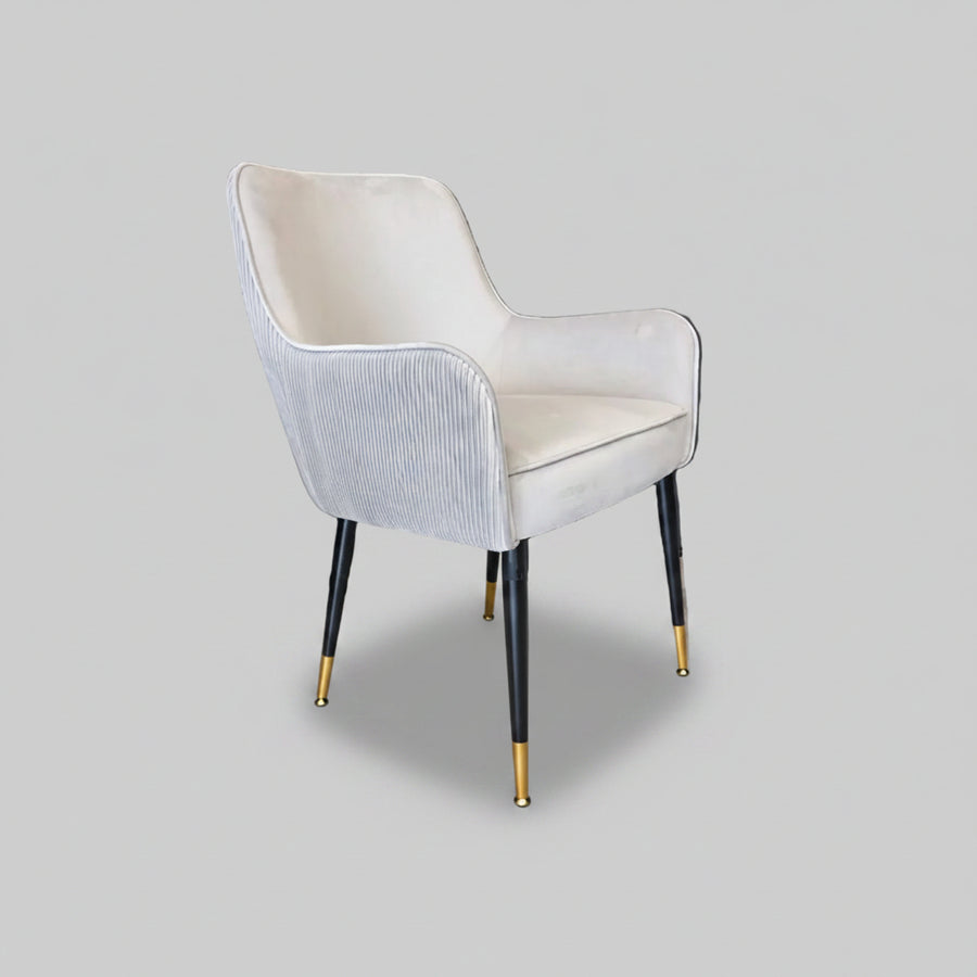 Madrid Chair | Silver Velvet
