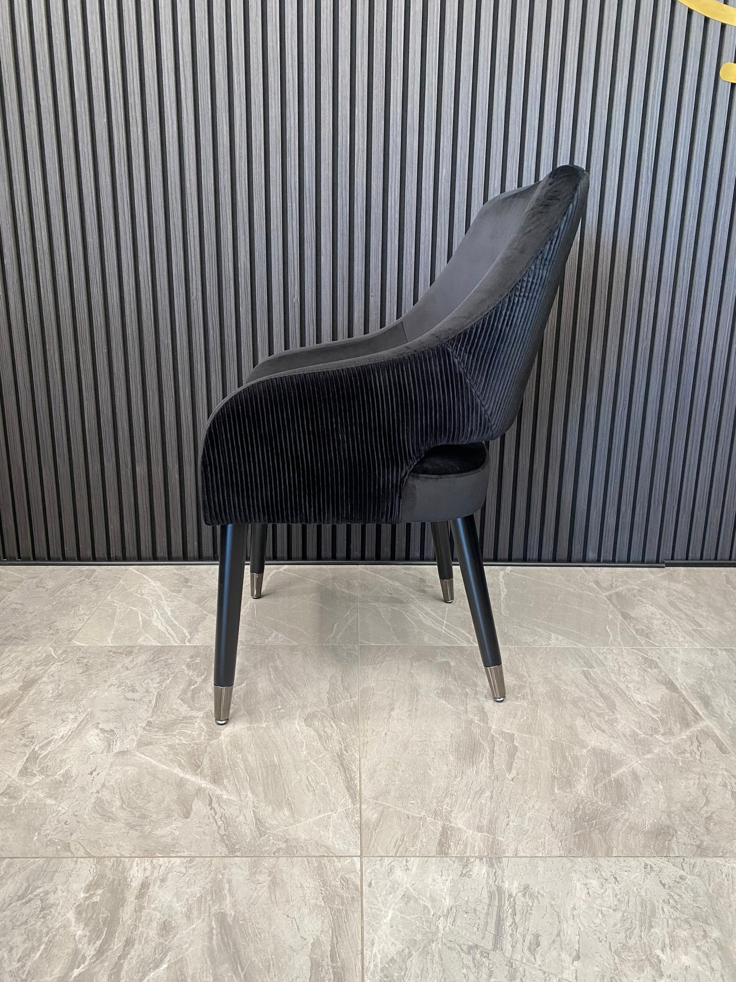 Ophelia Chair | Black Velvet