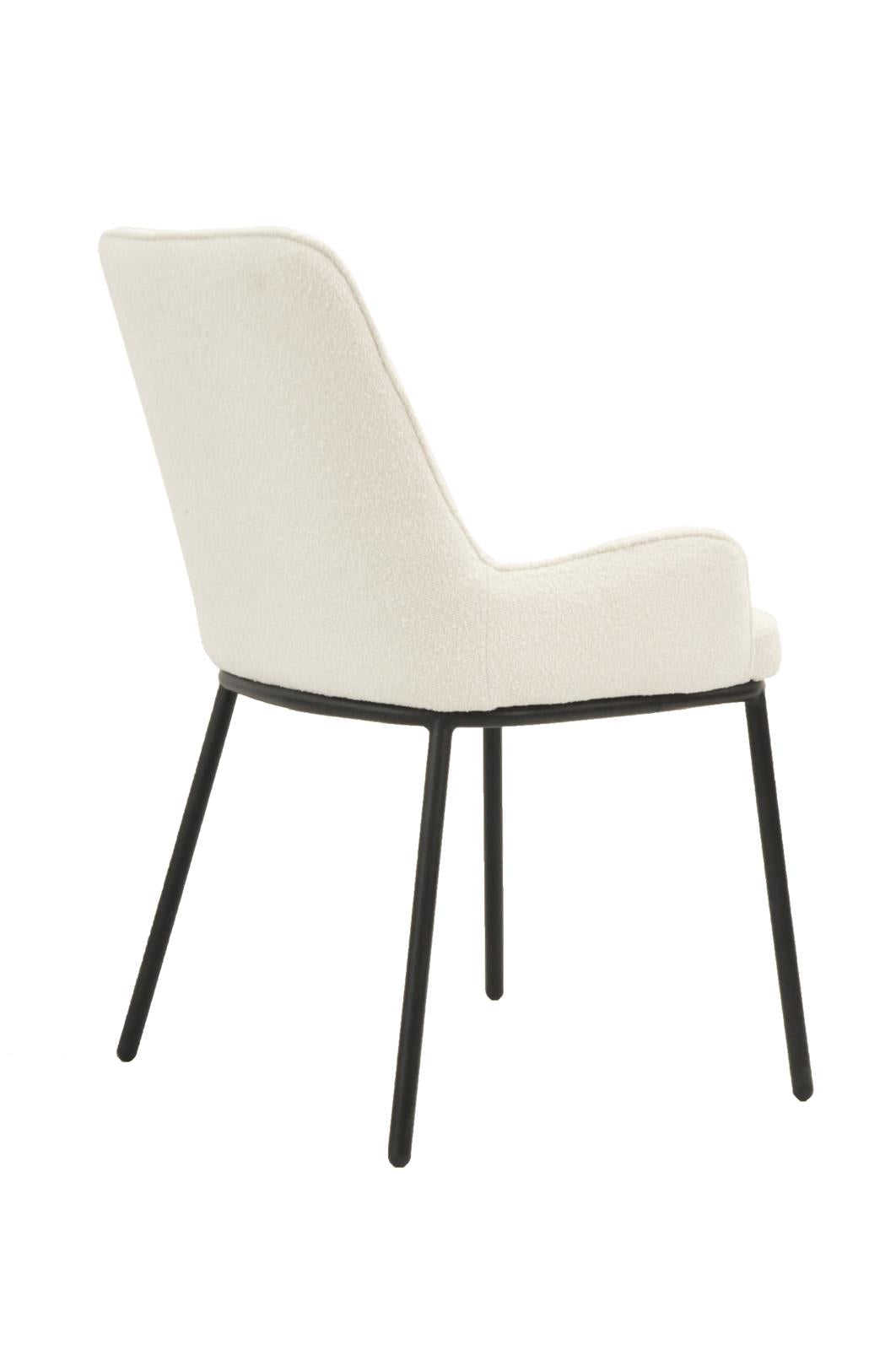Ella Chair | White Boucle