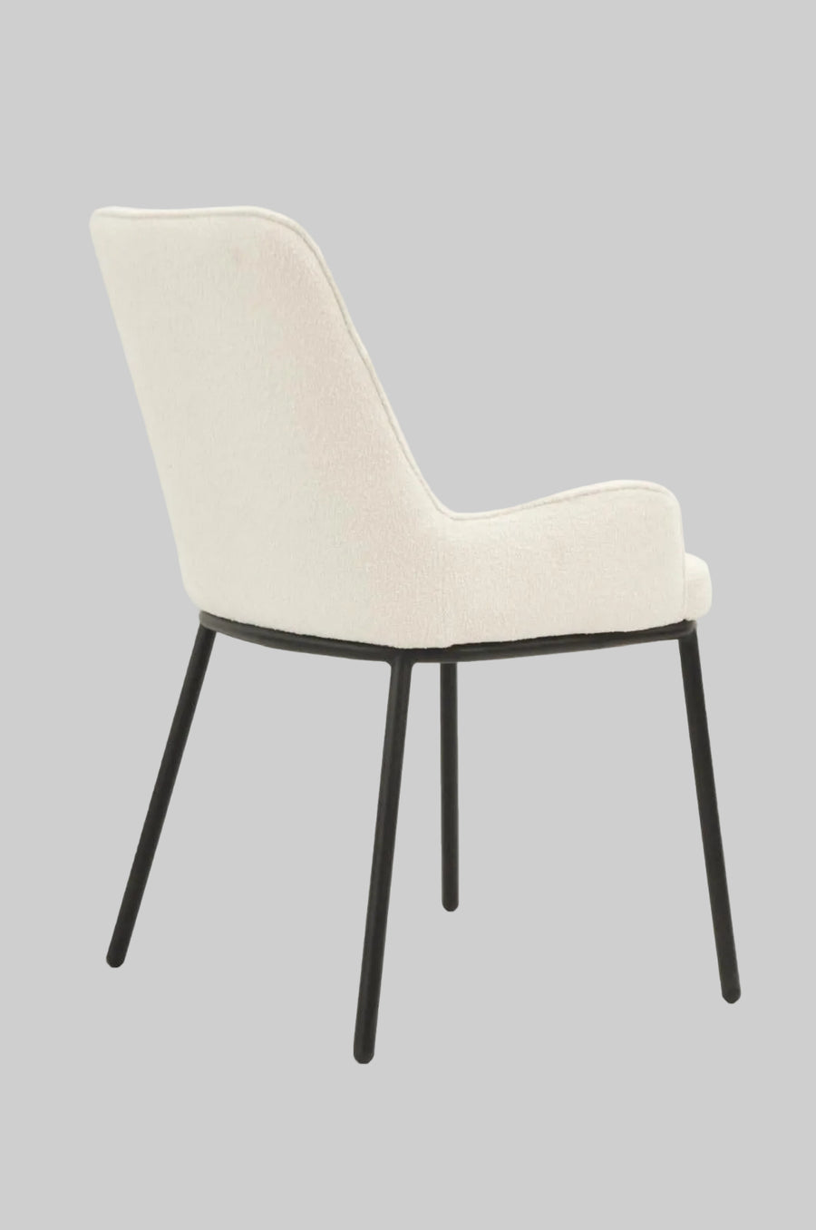 Ella Chair | White Boucle