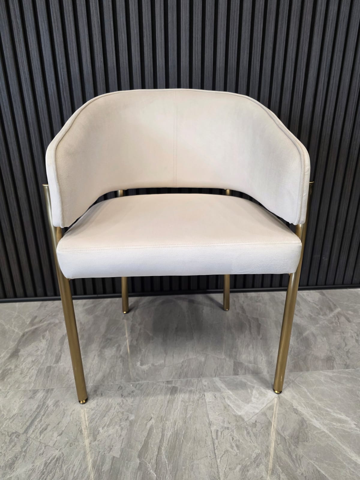 Ophelia Chair | Offwhite Velvet