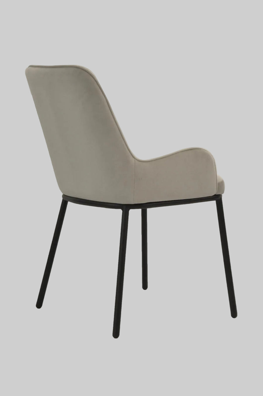Ella Chair | Silver Fabric
