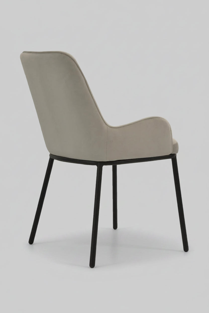 Ella Chair | Silver Fabric
