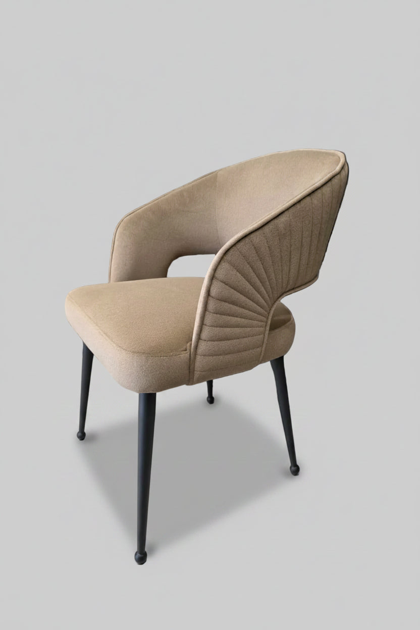 Bella Chair | Mocha Mohair