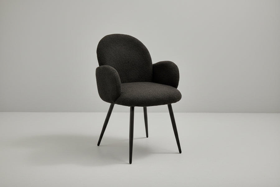 Eden Chair | Black Boucle