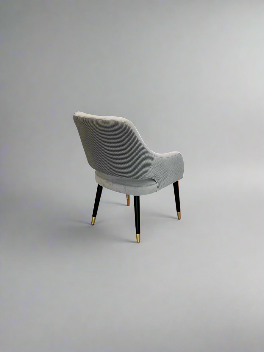 Ophelia Chair | Silver Velvet