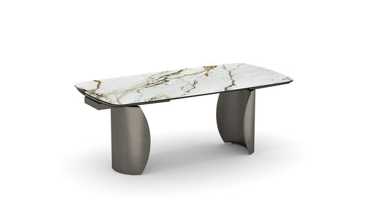 Luxor Extendable Table | Grey Base