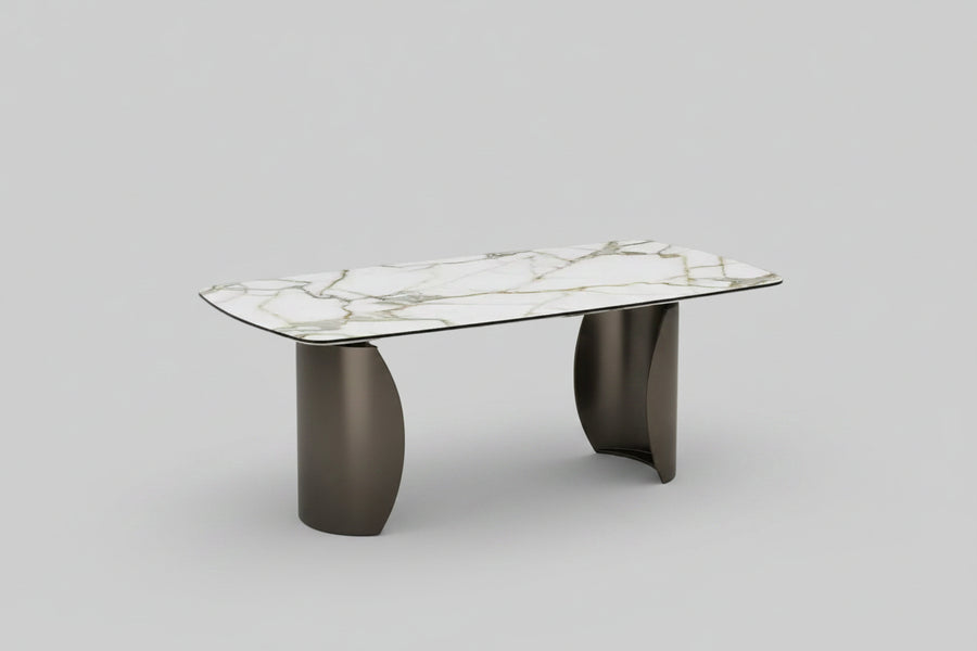 Luxor Extendable Table | Grey Base