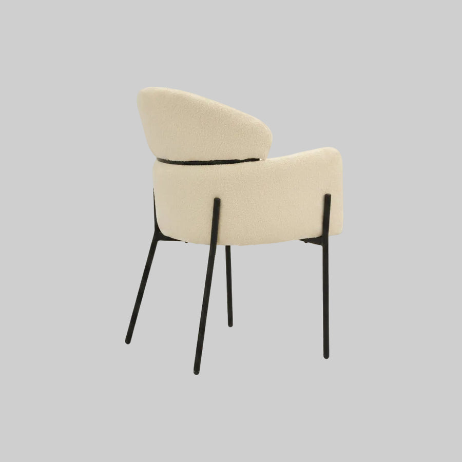 Oslo Chair | White Boucle