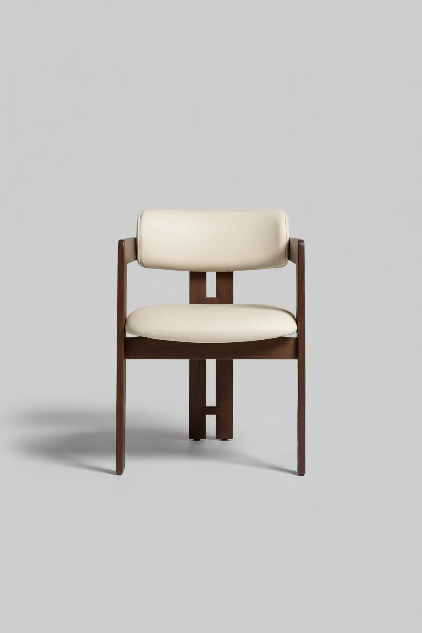 Ebony Chair | Walnut - Velvet Fabric