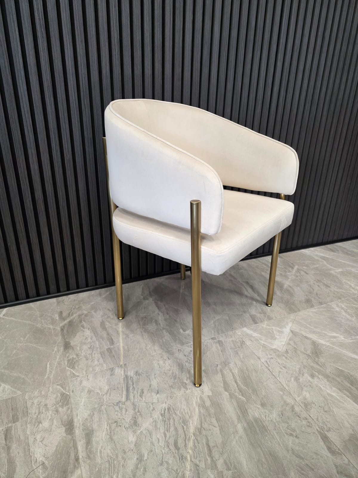 Ophelia Chair | Offwhite Velvet