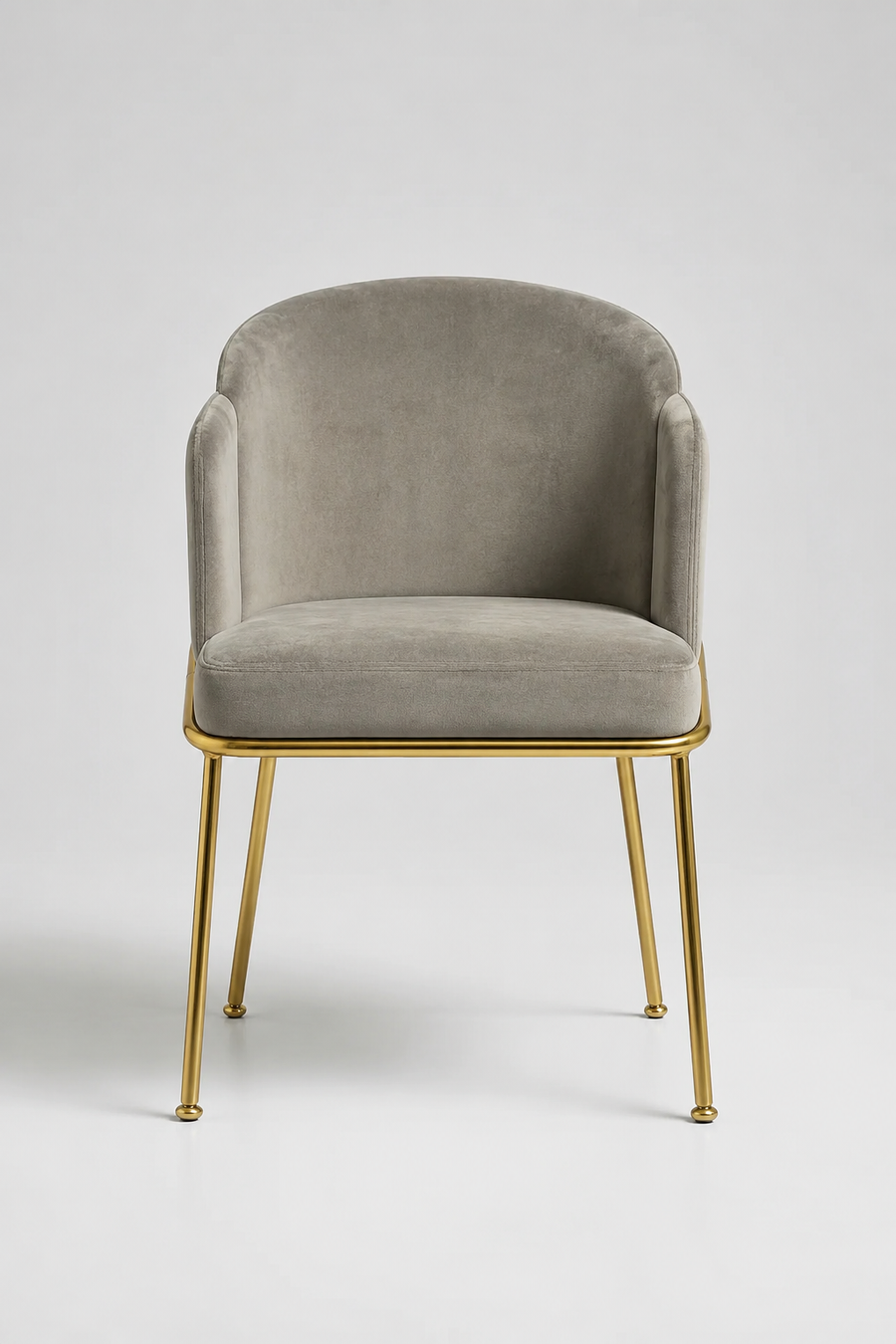 Amara Chair | Grey Velvet