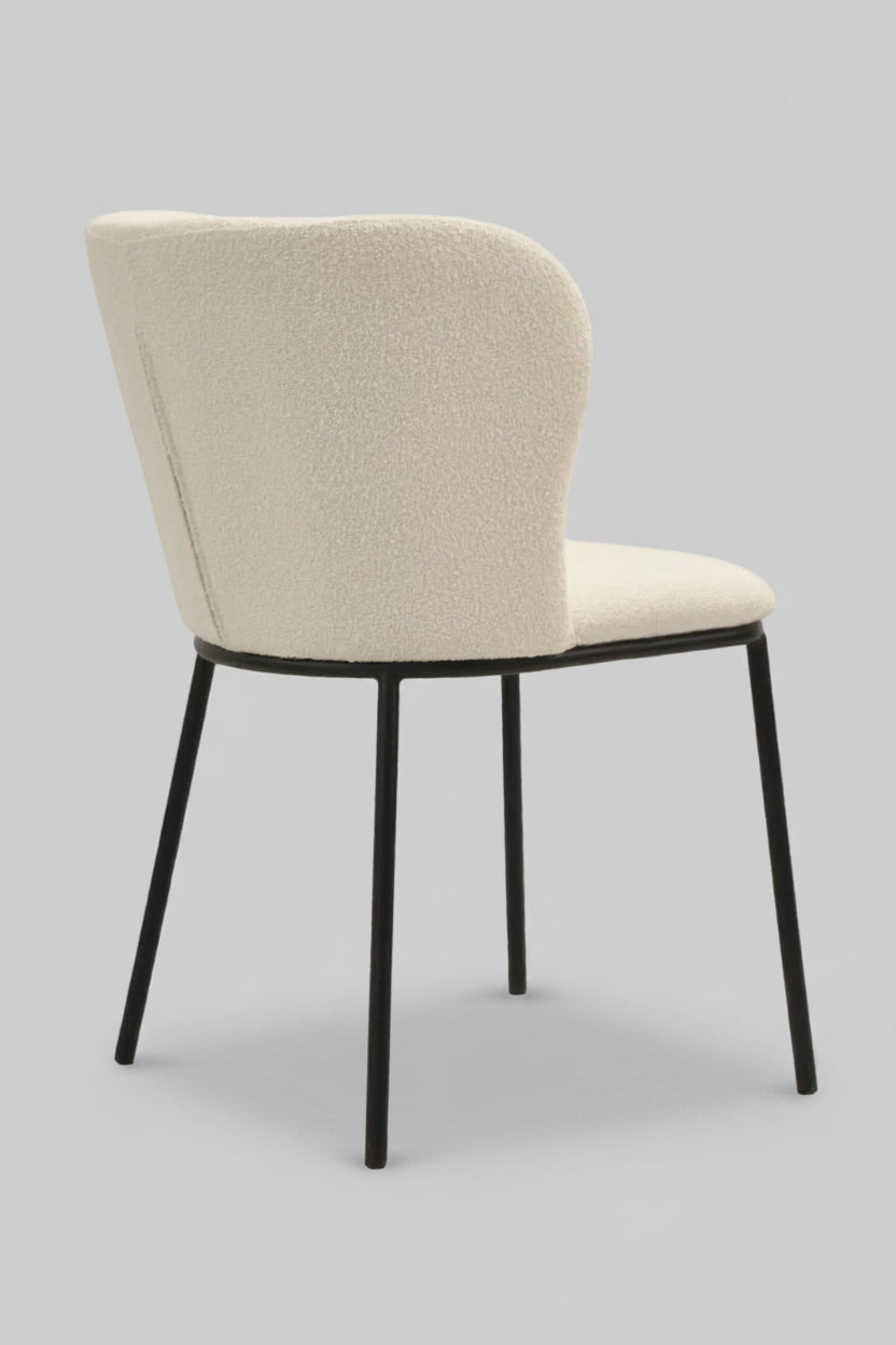 Clara Chair | White Boucle