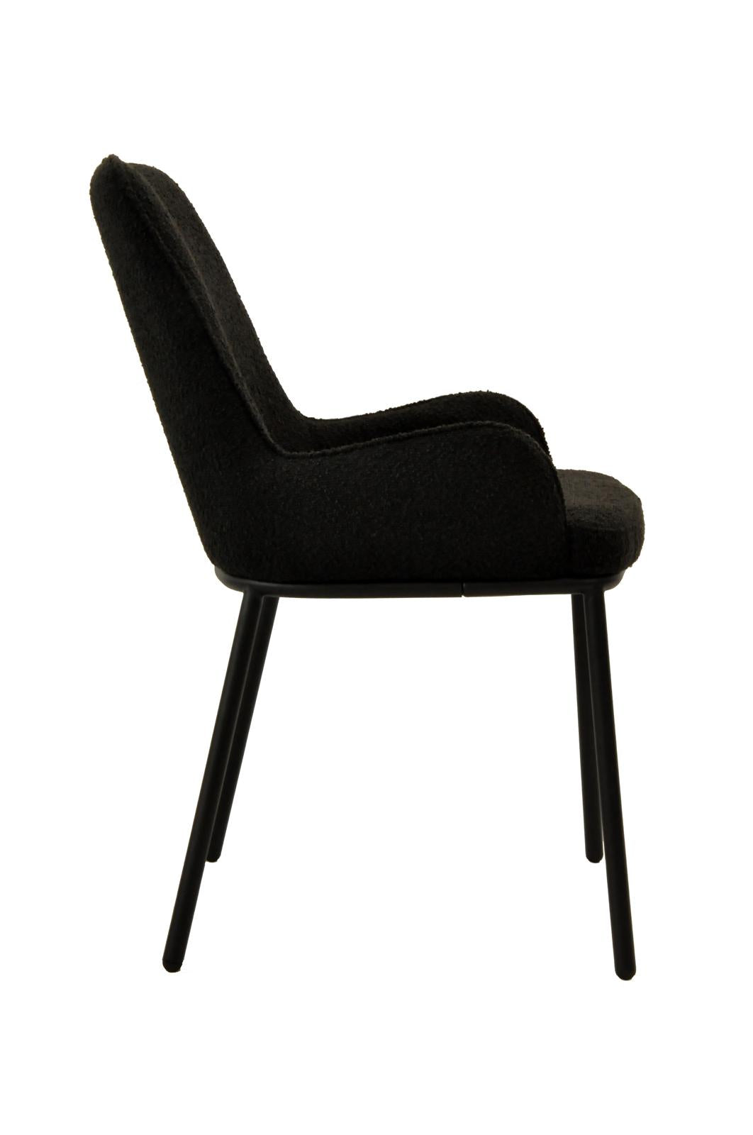 Ella Chair | Black Boucle