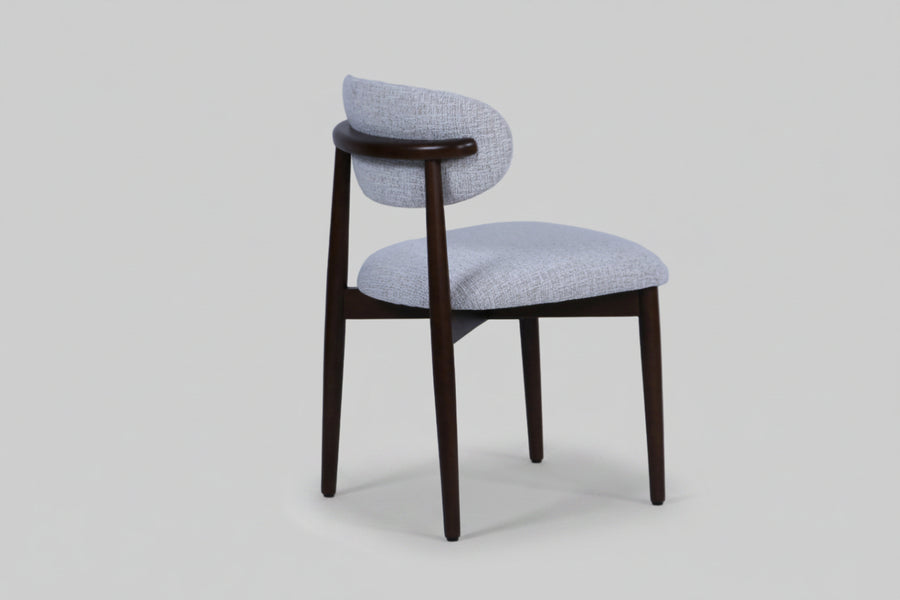 Magnus Chair | Walnut Wood - Wheat Fabric