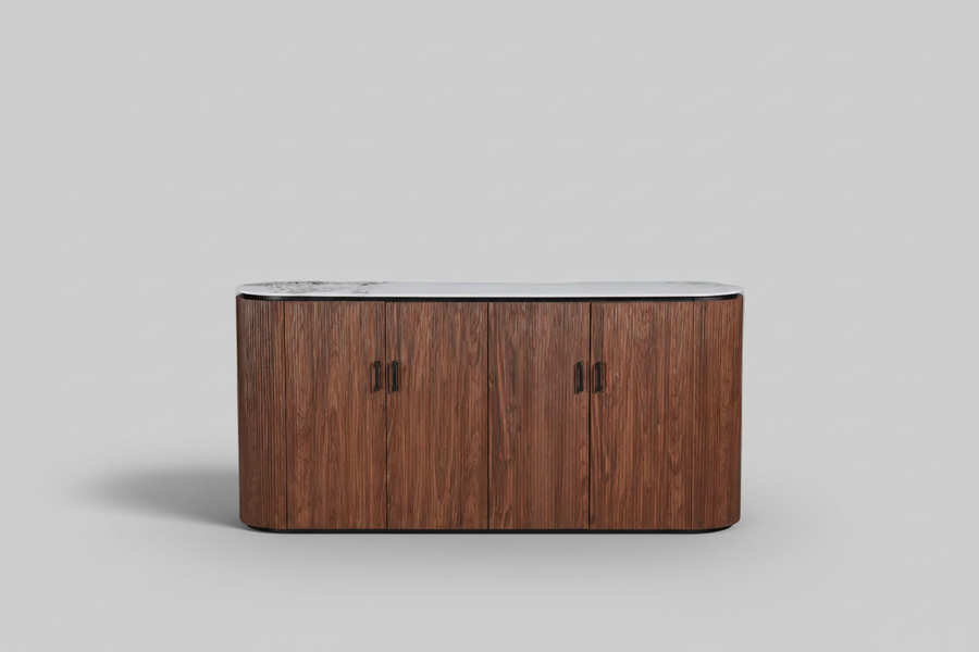 Credenzo Buffet Table | Walnut Base