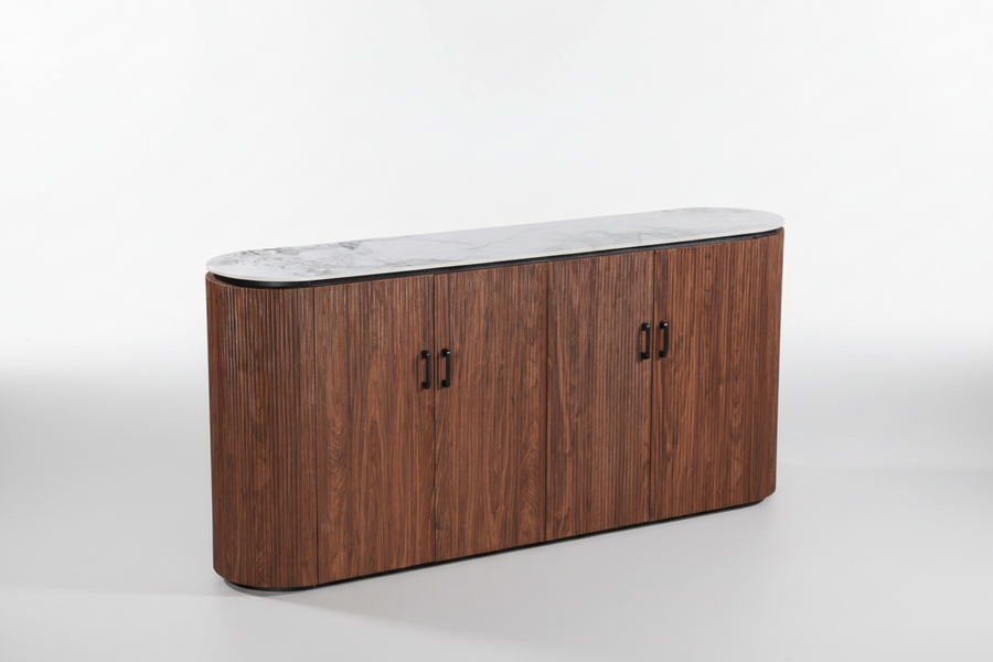 Credenzo Buffet Table | Walnut Base