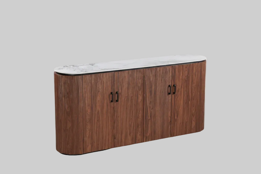 Credenzo Buffet Table | Walnut Base