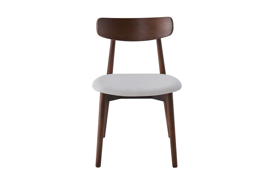 Havana Chair | Walnut - Ivory Fabric