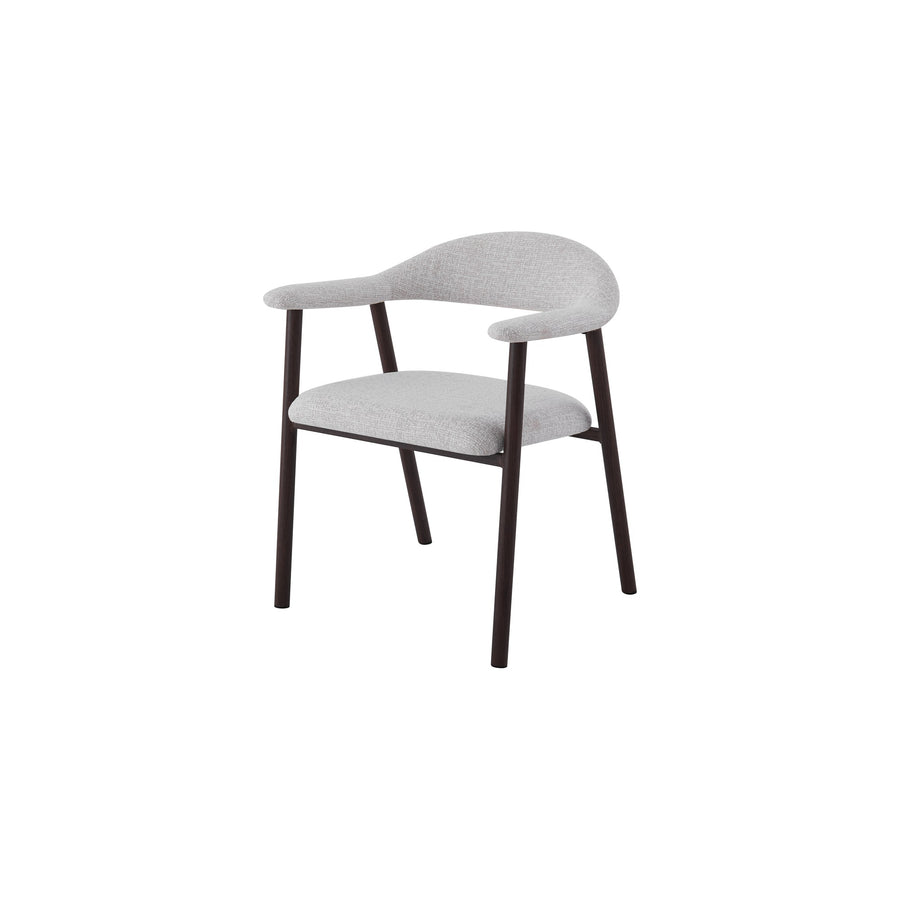 Oregon Chair | Walnut Finish - Natural Oat Fabric