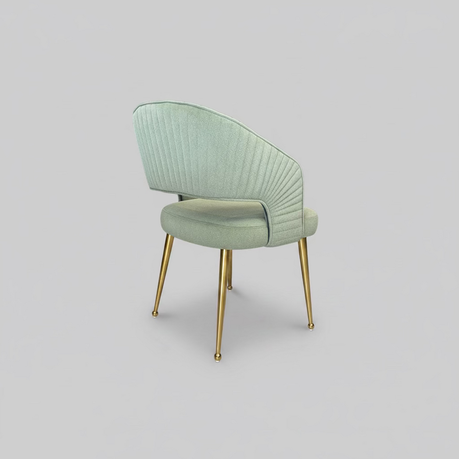 Bella Chair | Moss Green Mohair