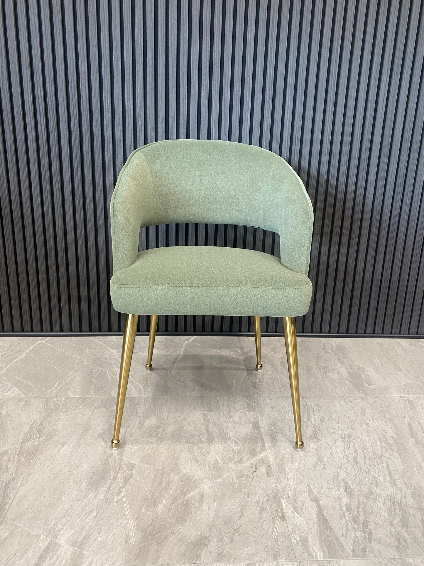 Bella Chair | Moss Green Fabric