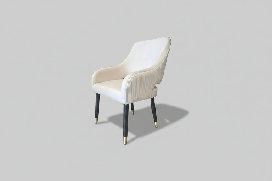 Ophelia Chair | Offwhite Velvet