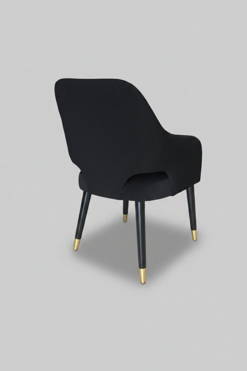 Ophelia Chair | Black Velvet