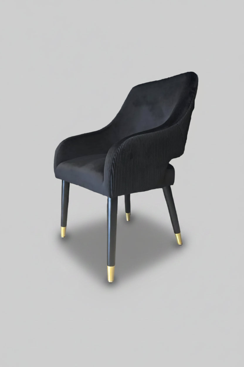 Ophelia Chair | Black Velvet