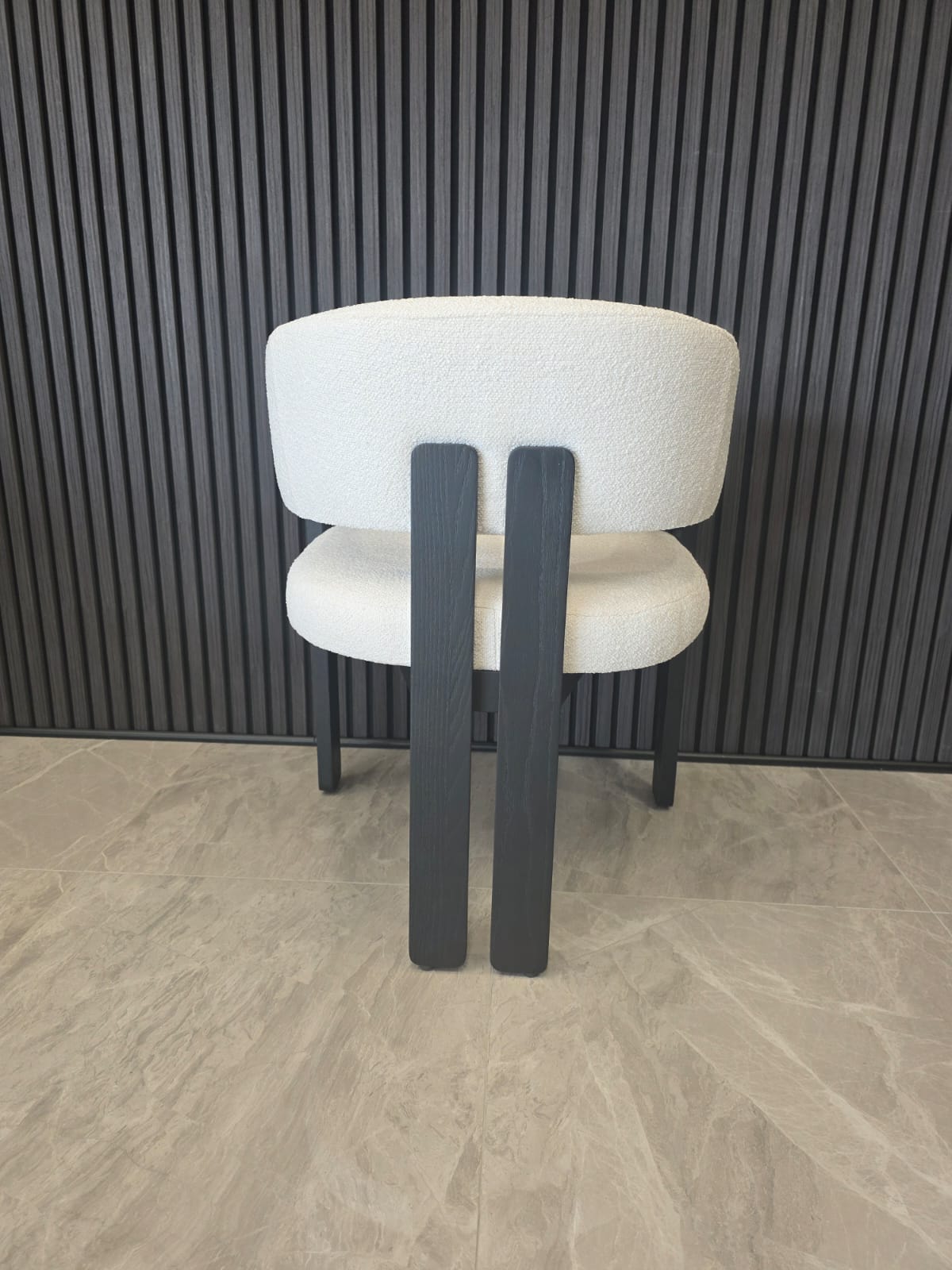 Tisorie Chair | White Boucle
