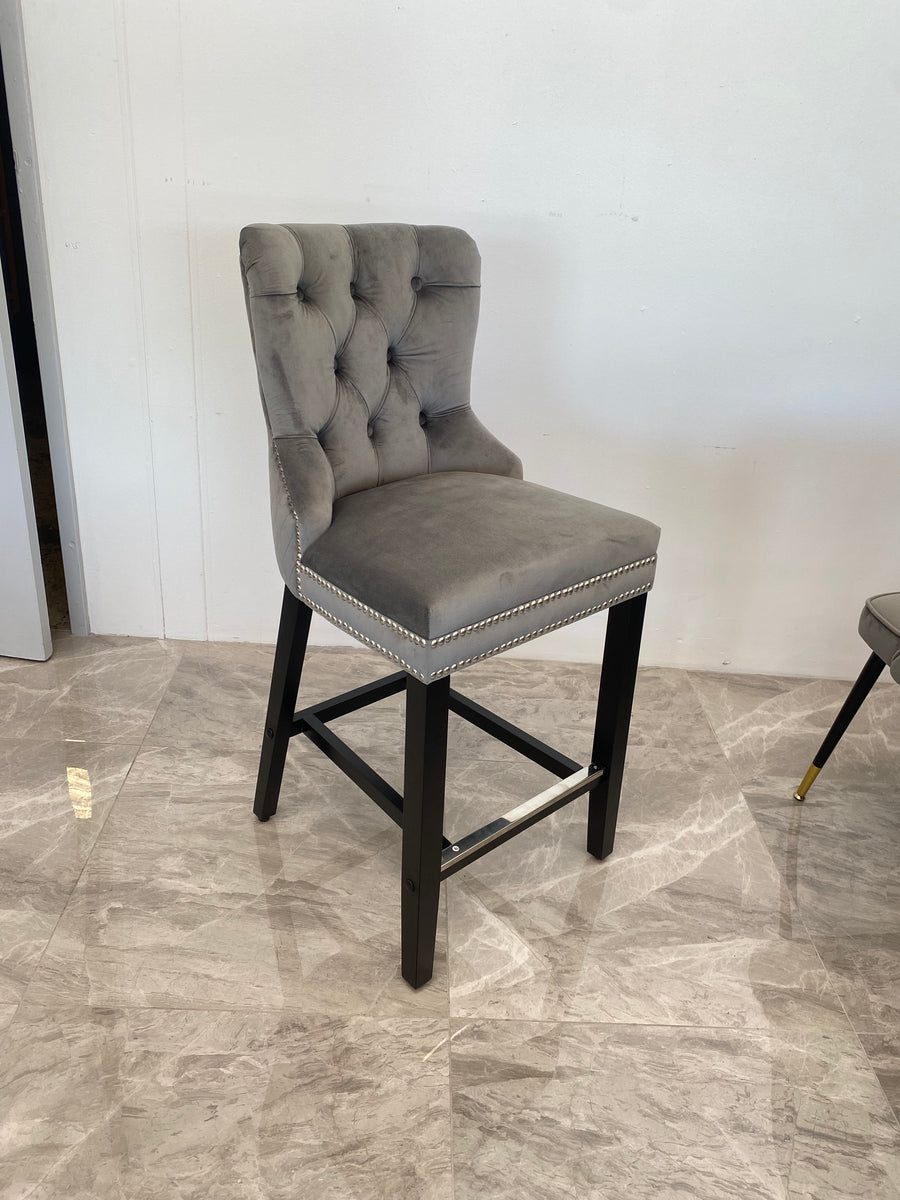 Xini Stools | Grey Velvet