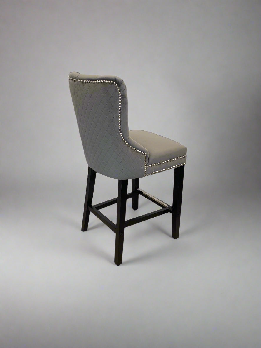 Xini Stools | Grey Velvet