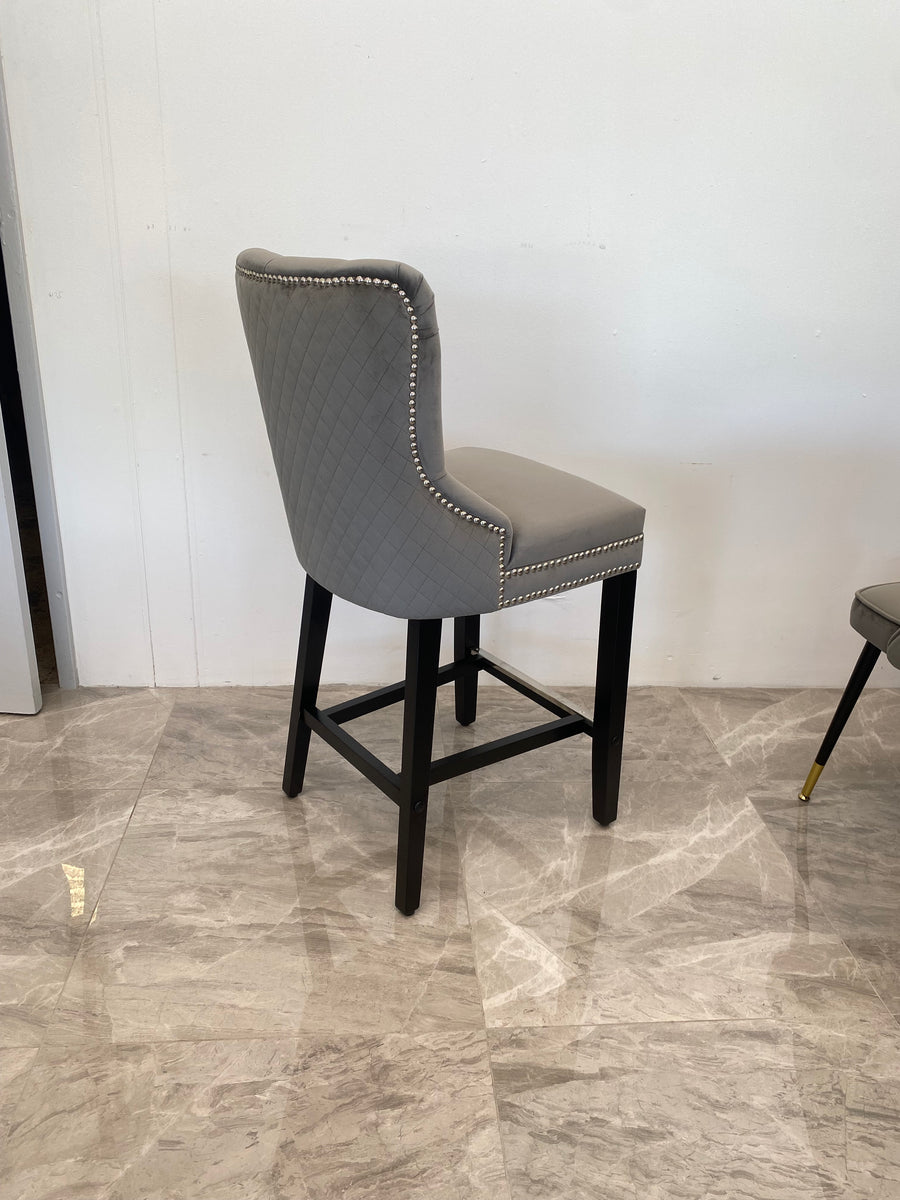 Xini Stools | Grey Velvet
