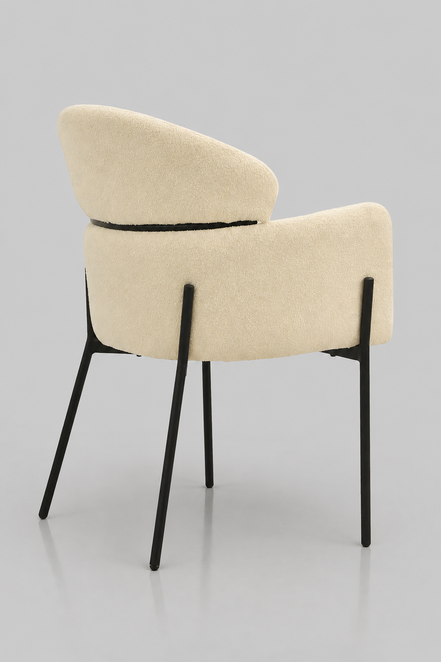 Oslo Chair | White Boucle